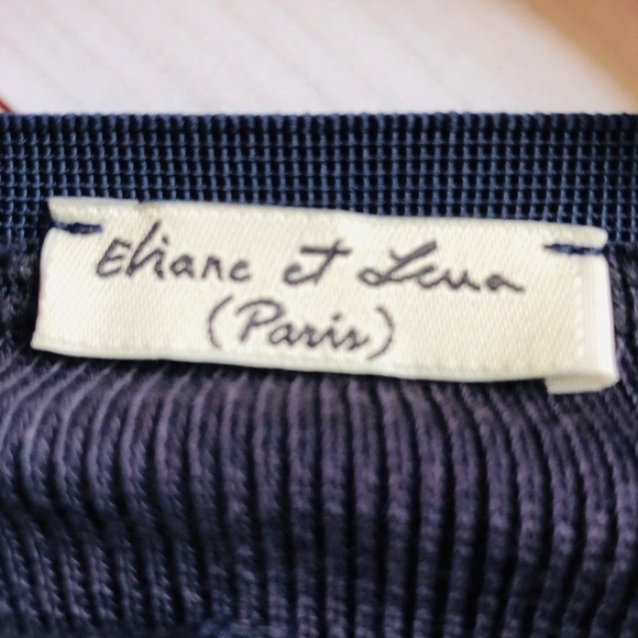 NWT Eliana et Lena (Paris) Indigo Fuchsia Tights - Picture 2 of 6